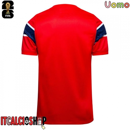 Norvegia Prima Maglia Mondiali 2026 Manica Corta